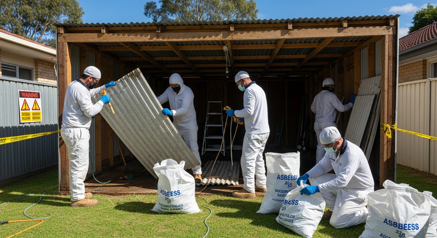 Asbestos garage removal