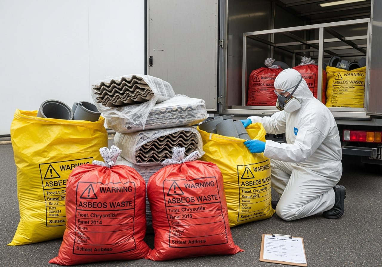 Licensed asbestos removal documentation
