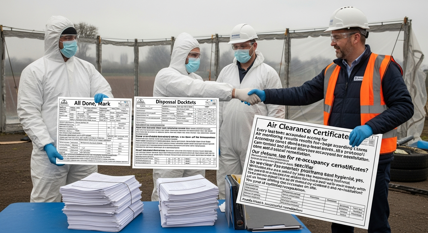 Disposal dockets and job completion