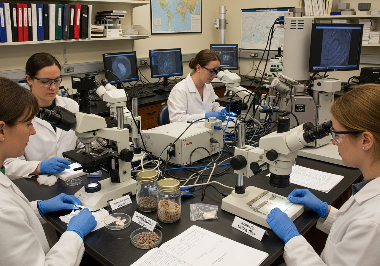 Laboratory asbestos analysis