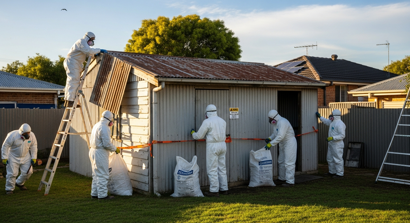 Asbestos in shed removal