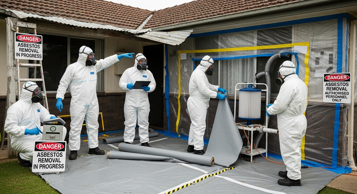 accredited asbestos removal team
