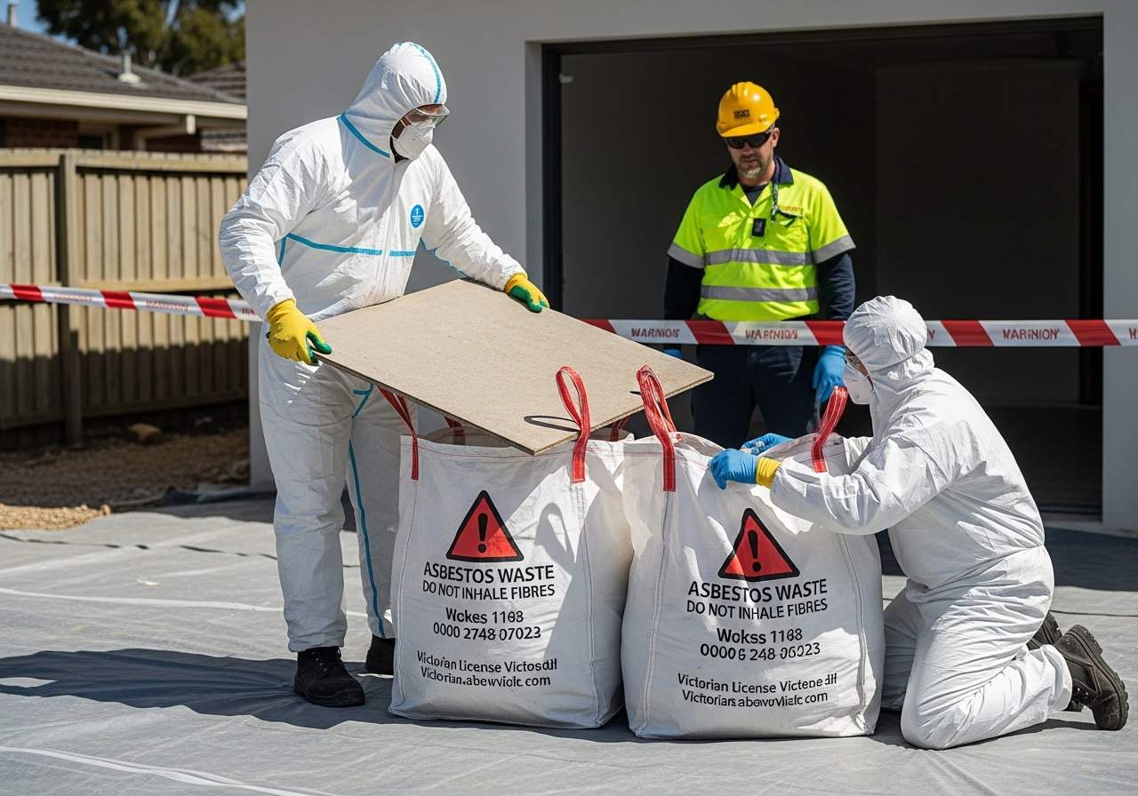 Asbestos removal process Victoria