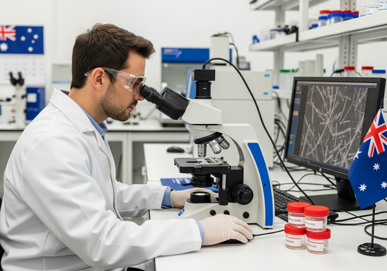 Asbestos testing laboratory