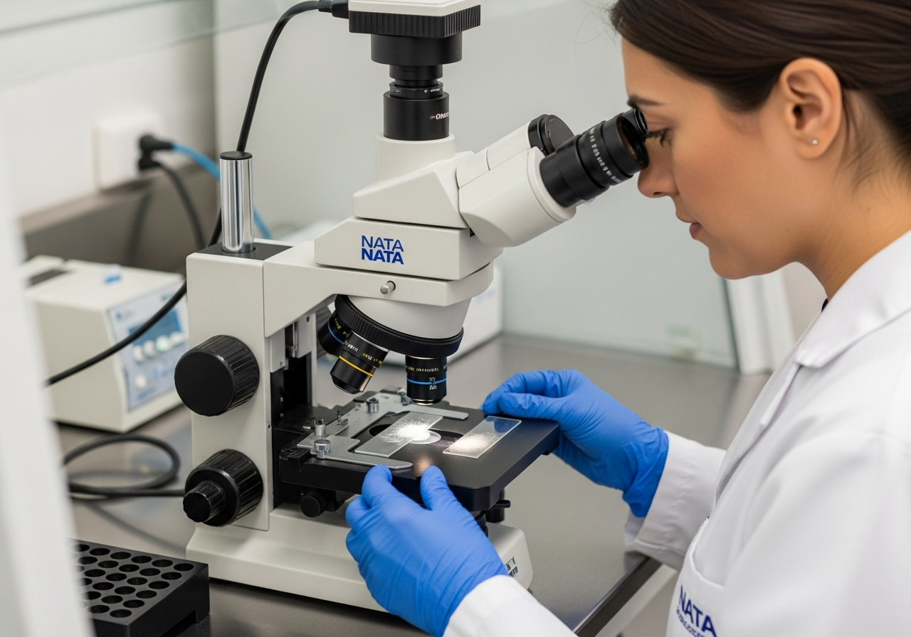 Laboratory analysis air sampling