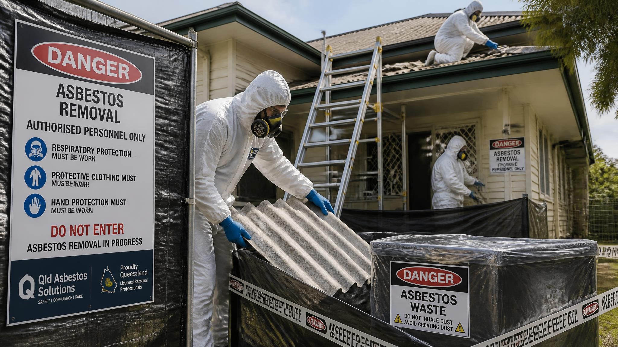 Licensed asbestos removal in Queensland