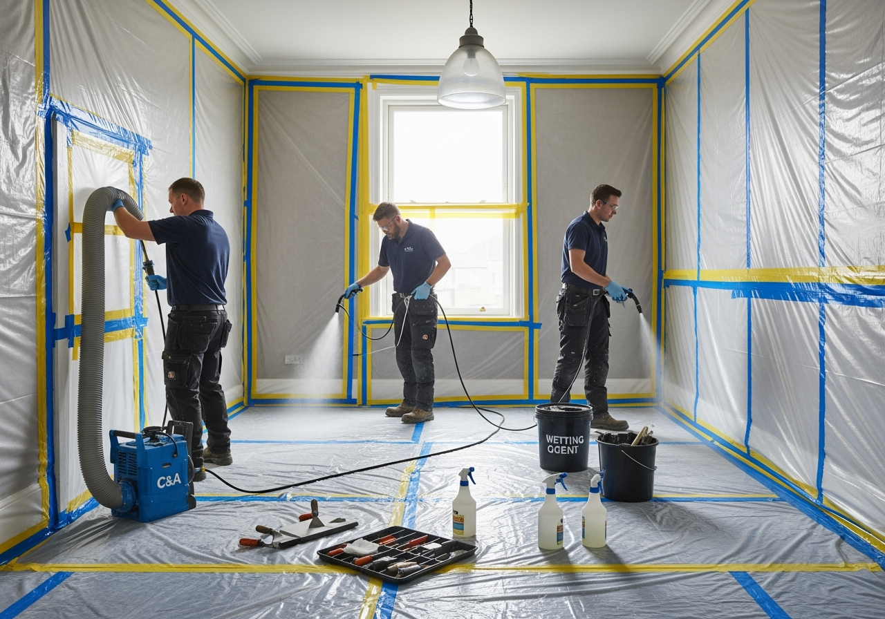 Asbestos removal team Victoria