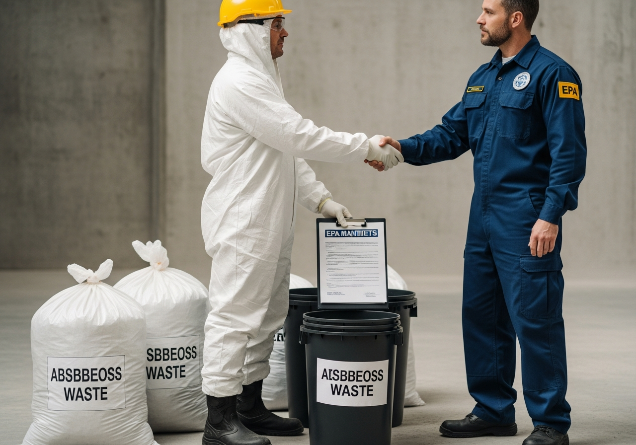Asbestos disposal documentation