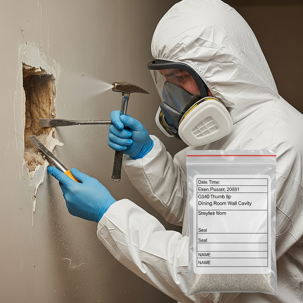 Asbestos sampling