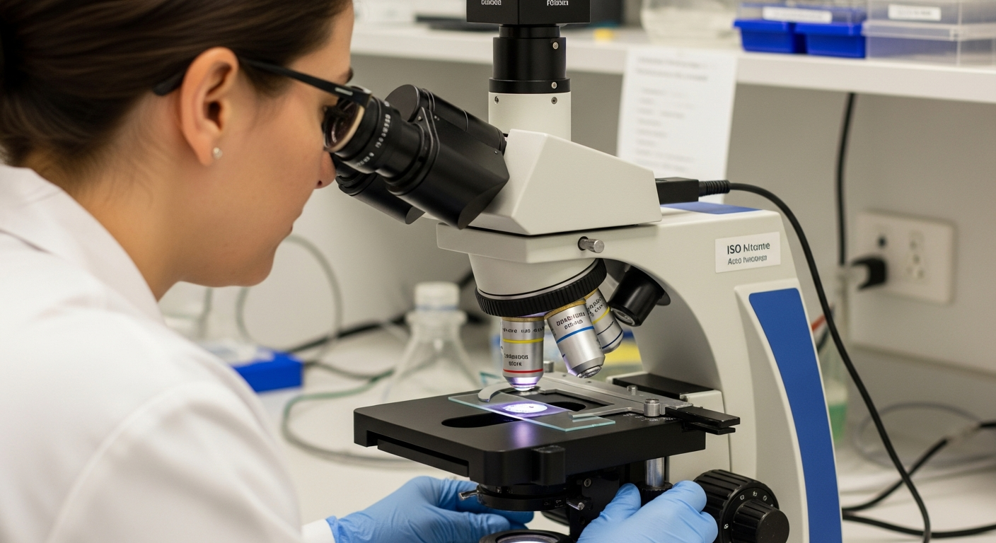 Accredited lab analysis