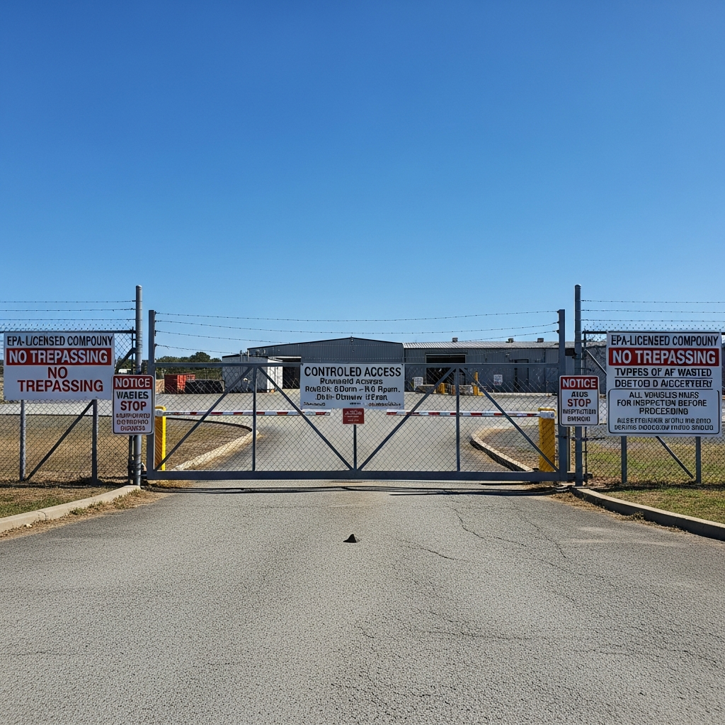Licensed disposal facility