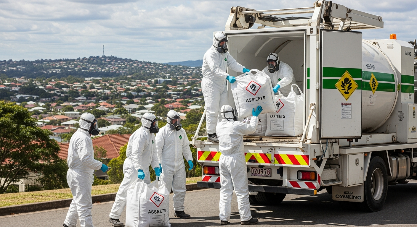 Brisbane asbestos removal team