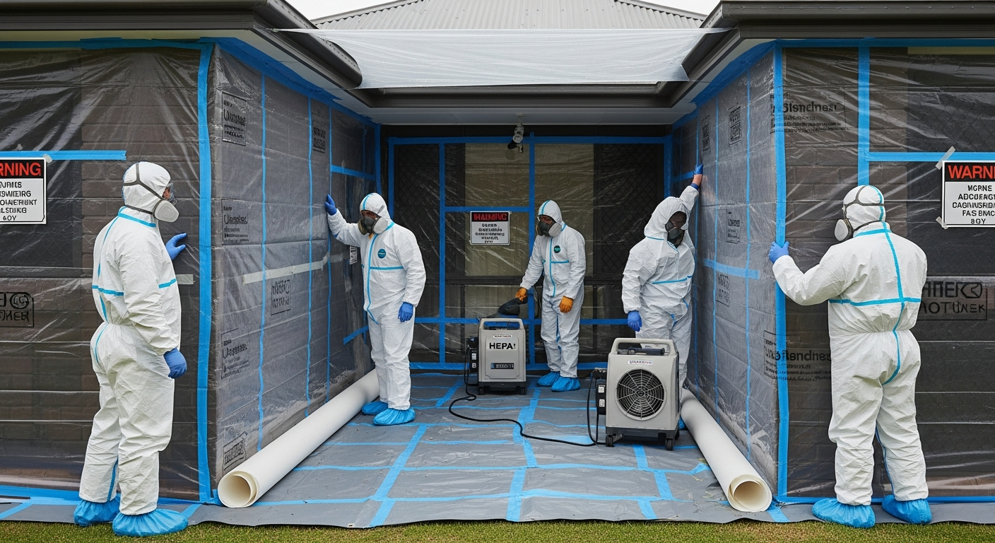 Clearing asbestos