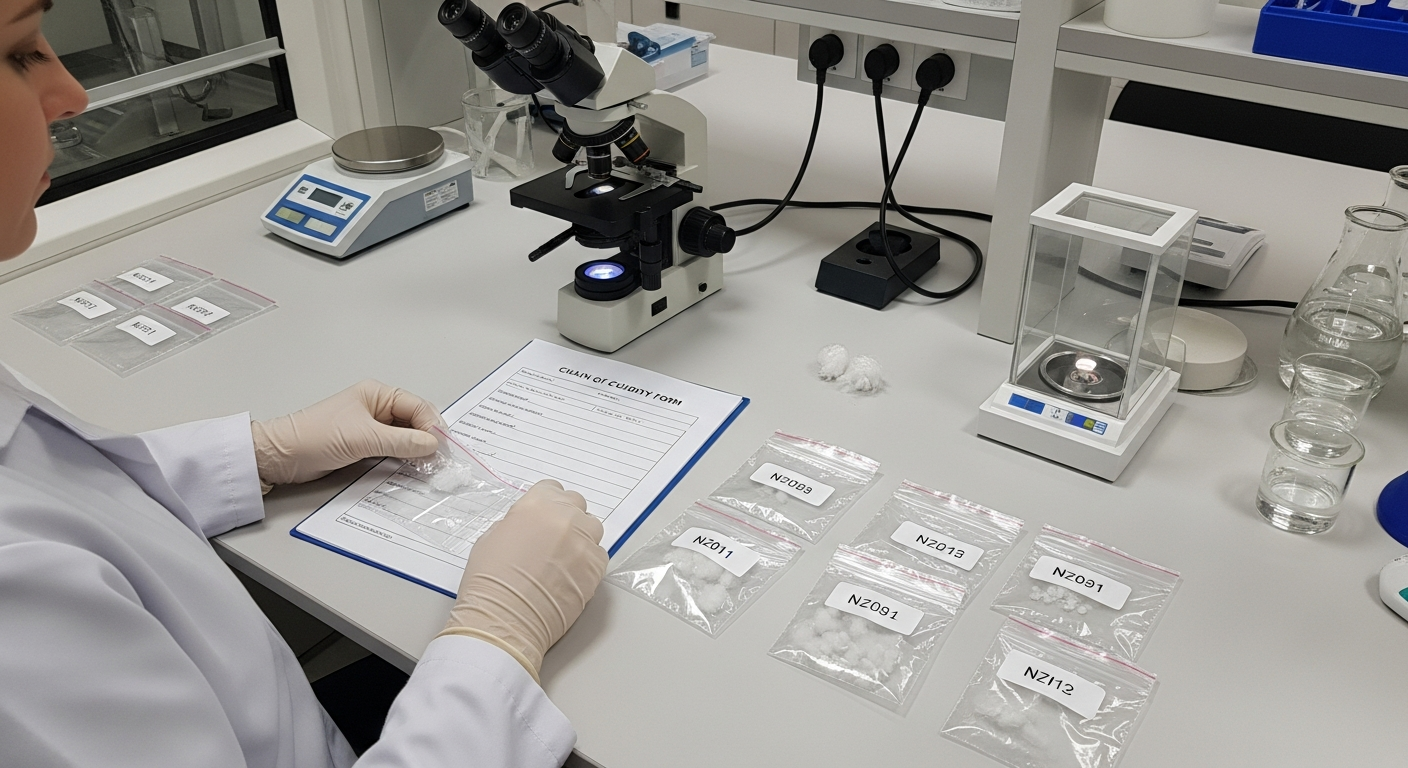 Asbestos testing laboratory