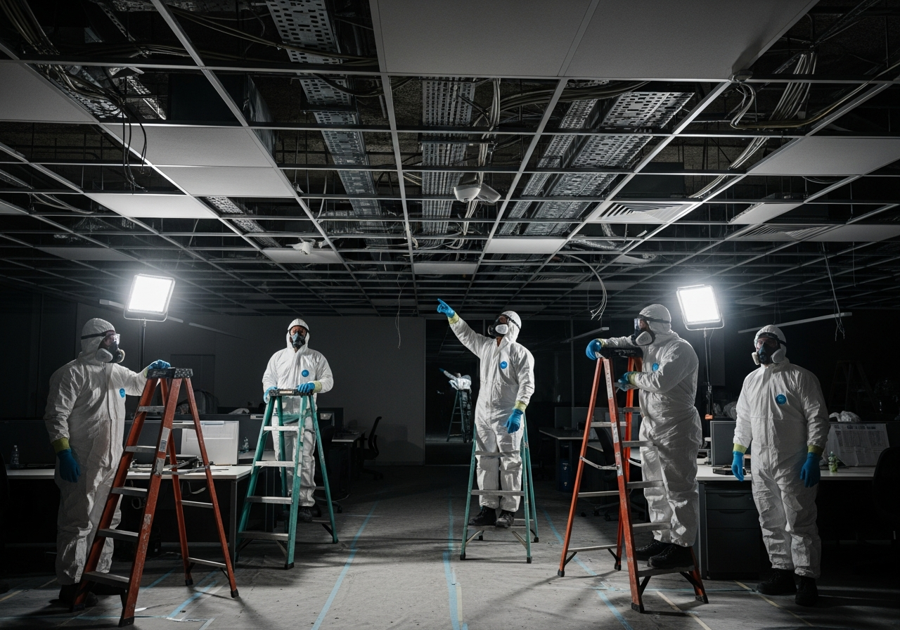 Commercial asbestos office