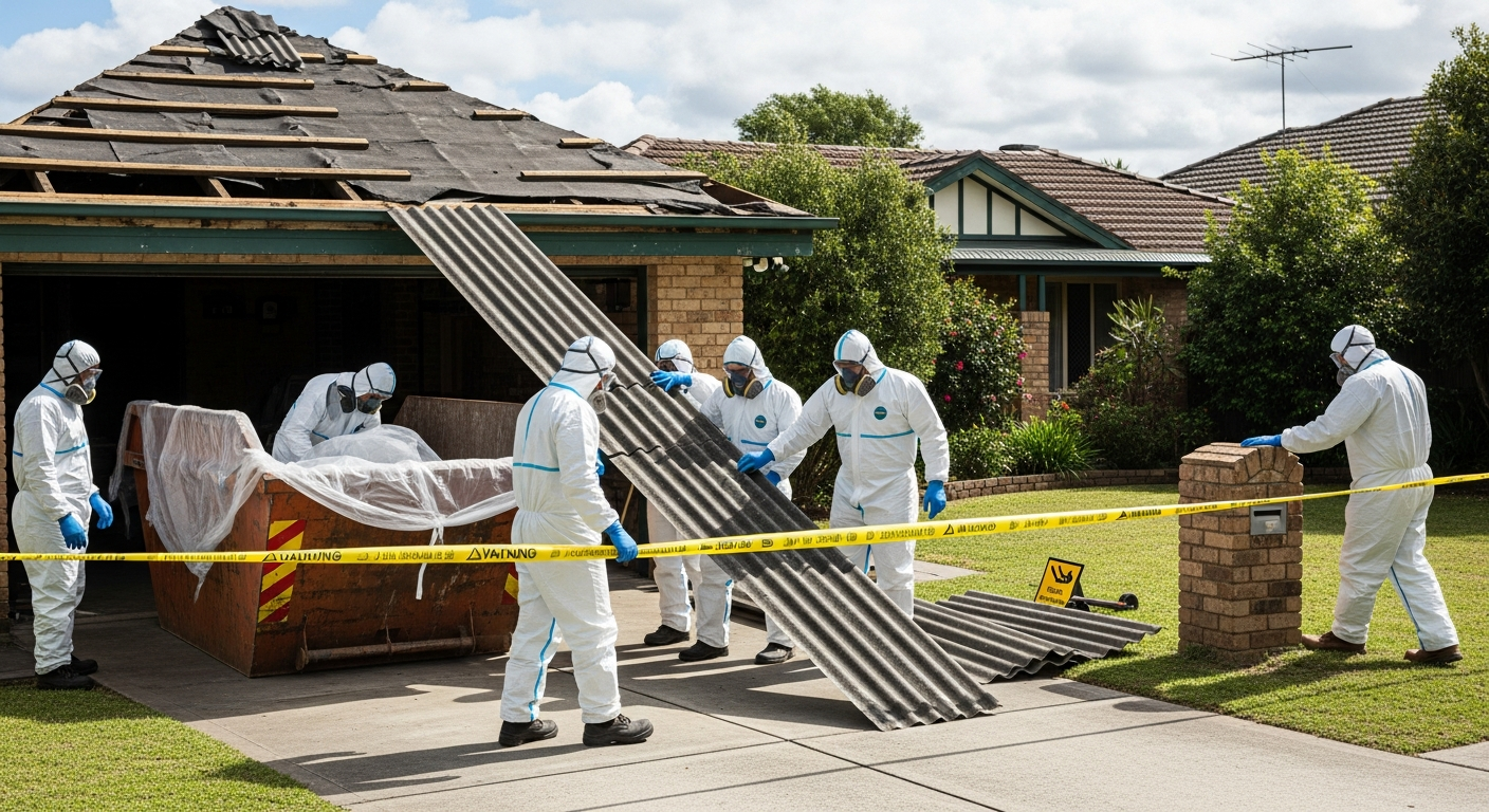 Asbestos garage removal