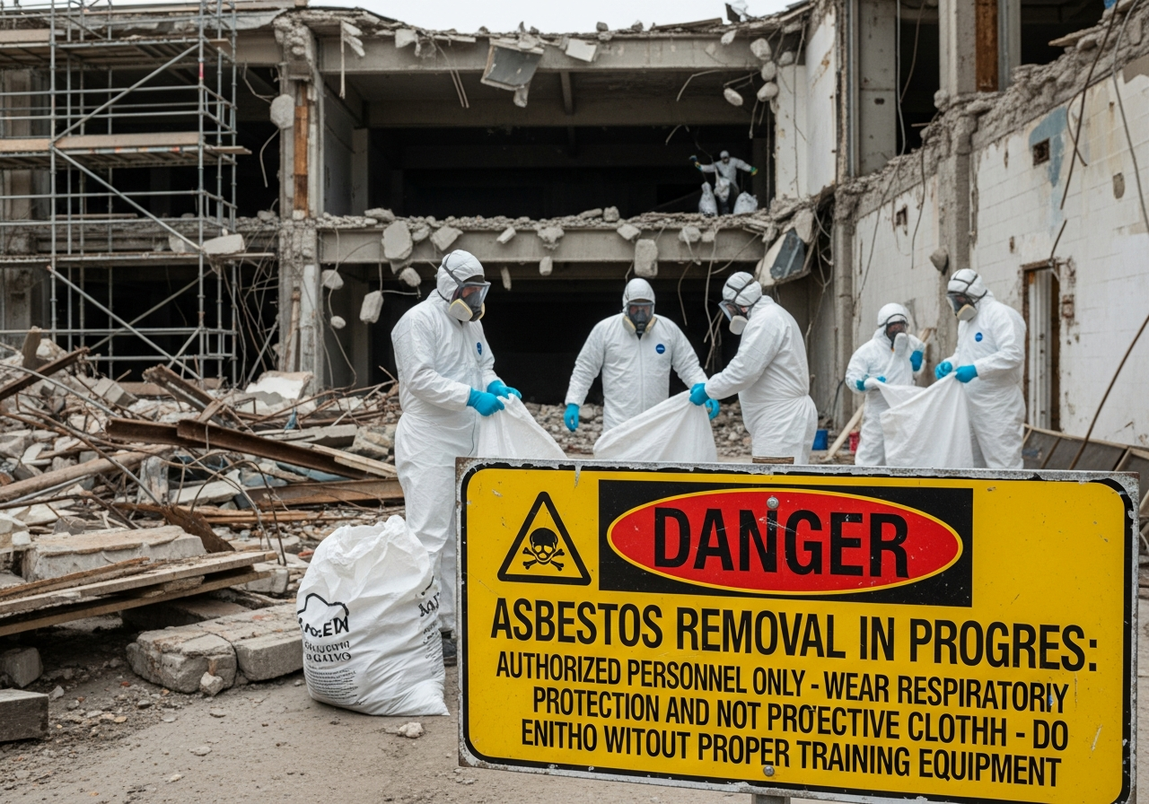 Do not DIY asbestos removal