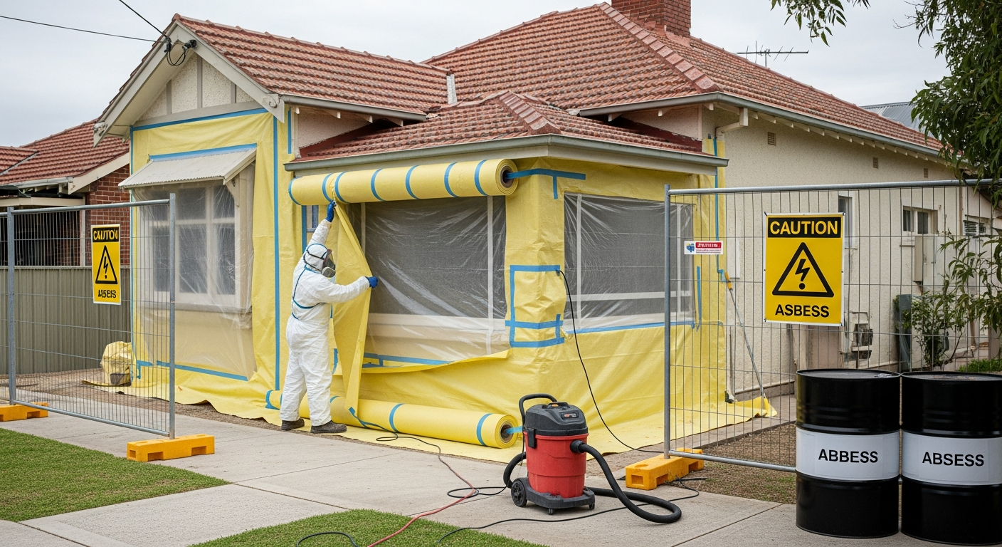 Licensed asbestos removal contractor
