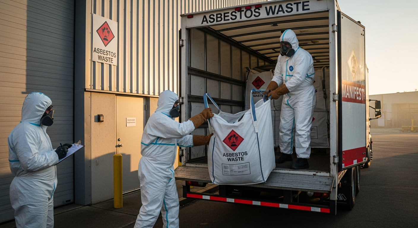 EPA asbestos disposal transport