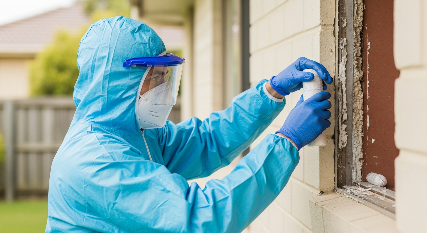 Same-day asbestos sampling onsite