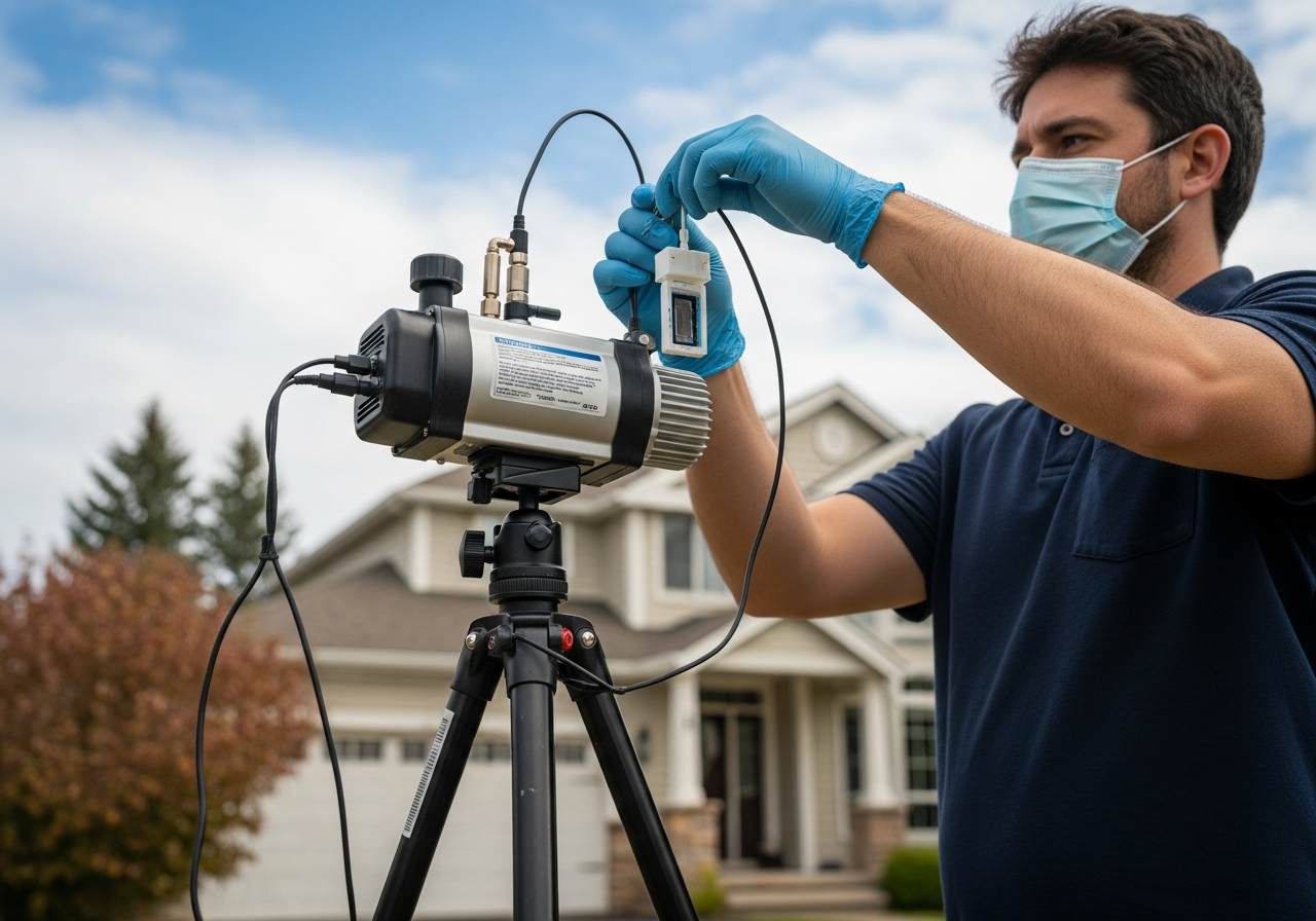 Air monitoring setup
