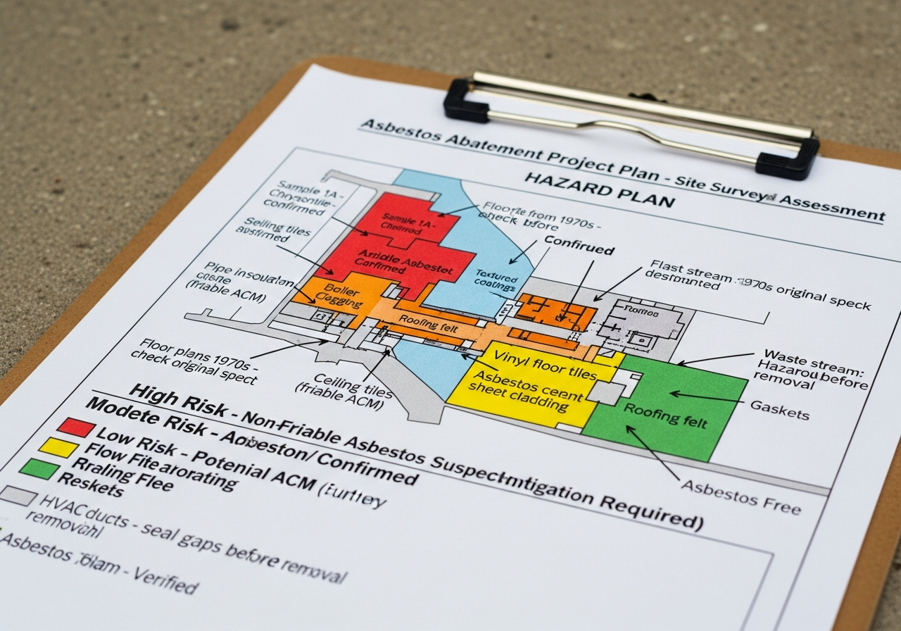Asbestos site plan document