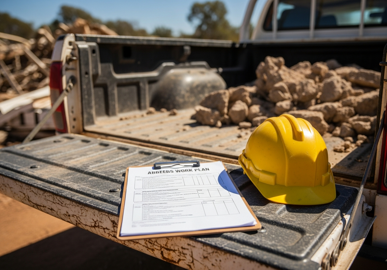 Asbestos work plan documents