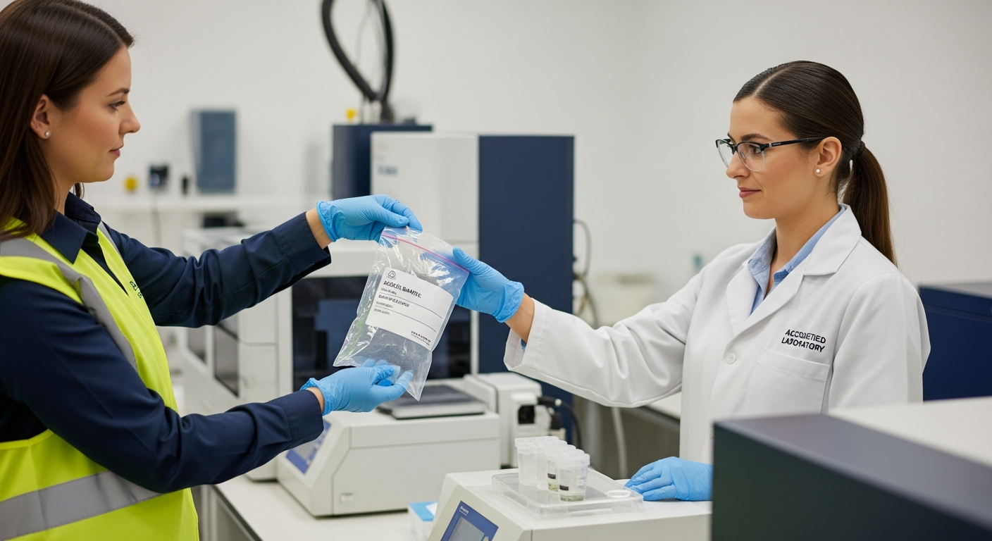 Asbestos testing facility