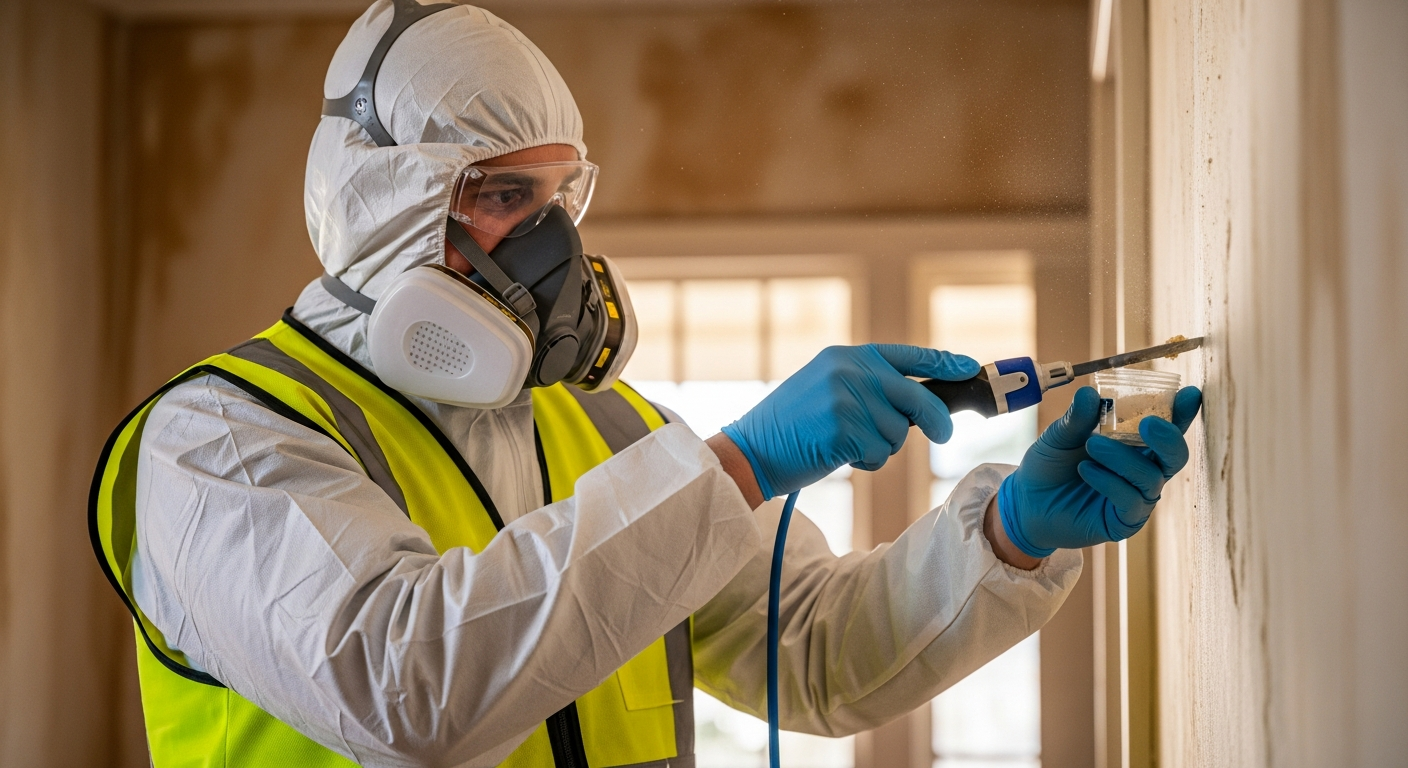 Asbestos testing sampling