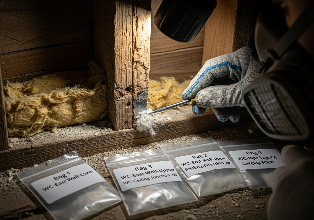 Bulk sampling asbestos