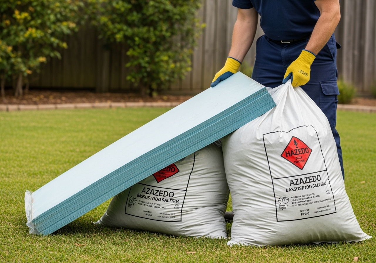 Double-bagged asbestos