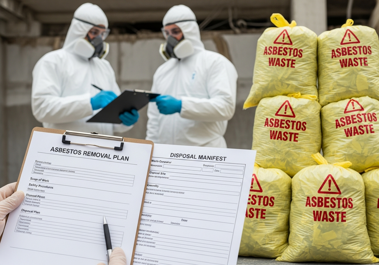 Asbestos disposal documentation