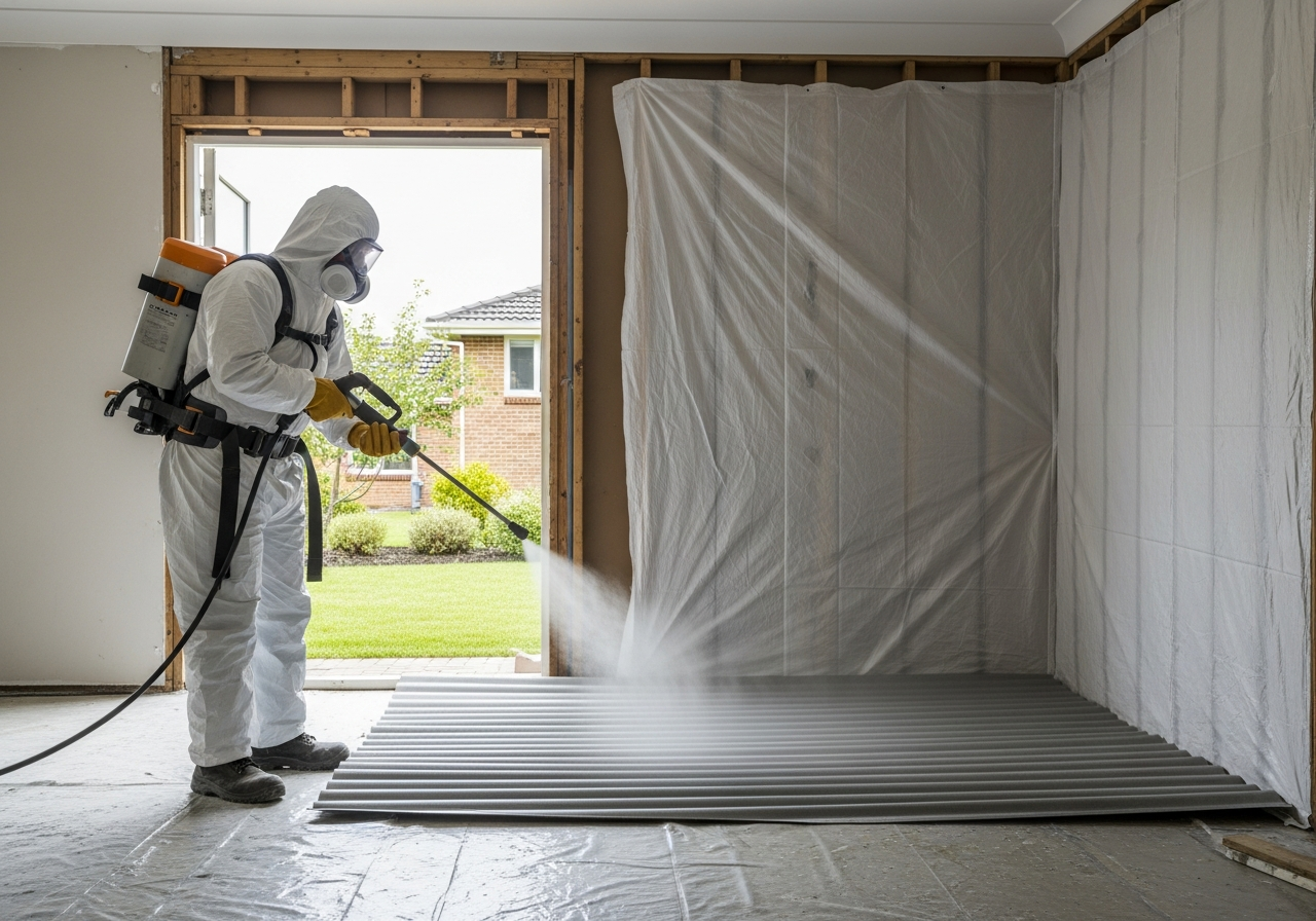 Asbestos technician containment
