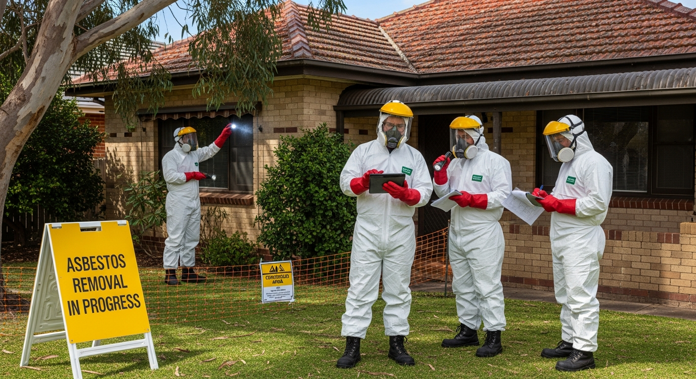 Licensed asbestos removal assessment