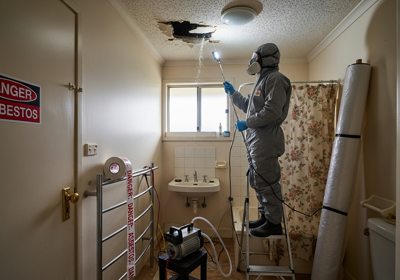 Home asbestos inspection