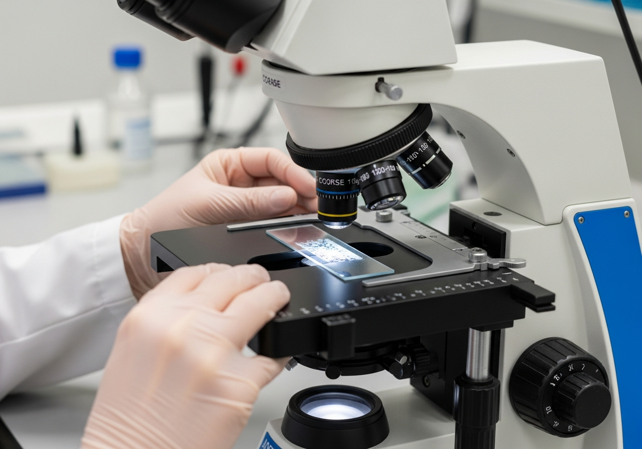 Microscope asbestos testing