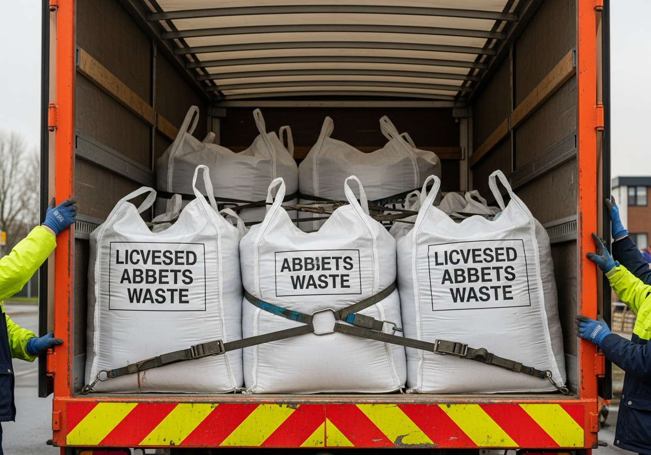 Asbestos waste disposal