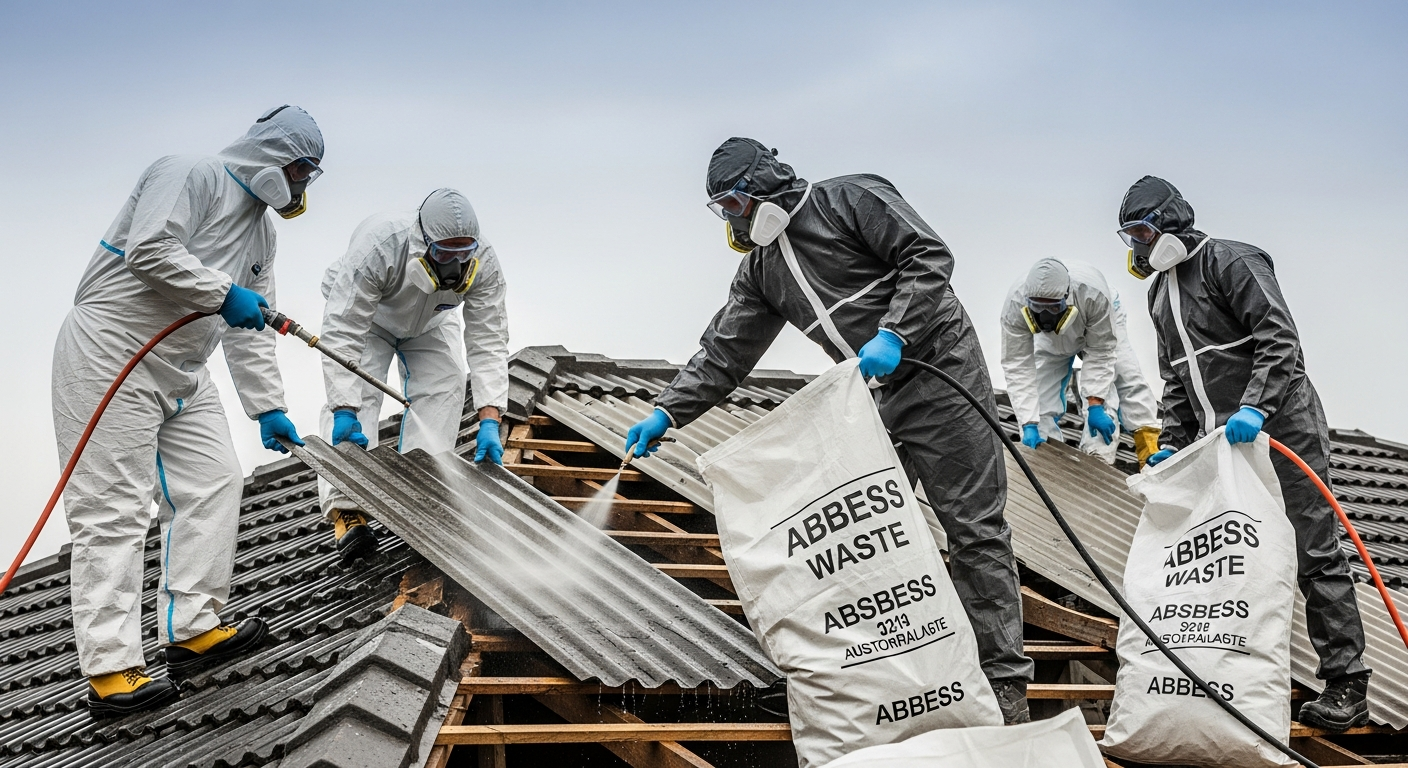 Licensed asbestos removal