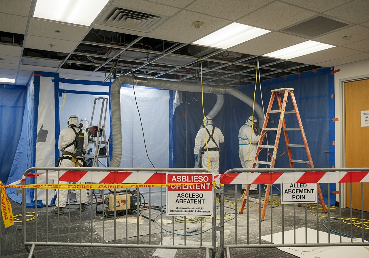 Commercial abatement containment