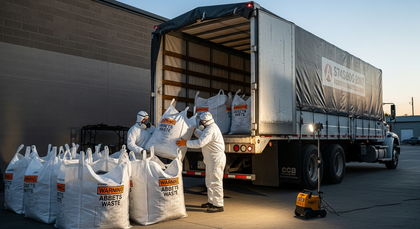 Asbestos tipping and transport