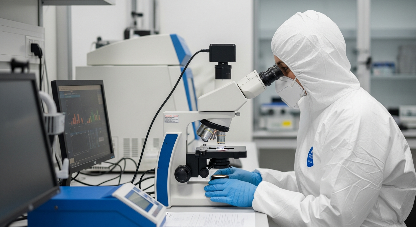 Asbestos laboratory testing