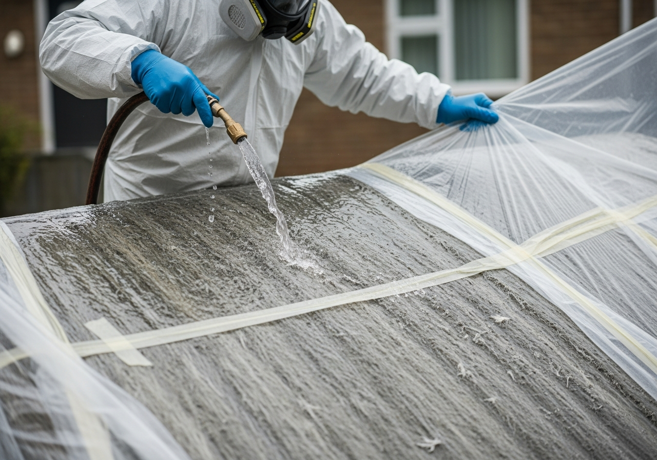Asbestos removal process