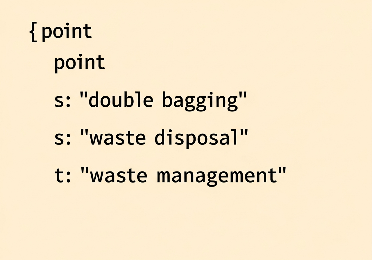 Asbestos double-bagging