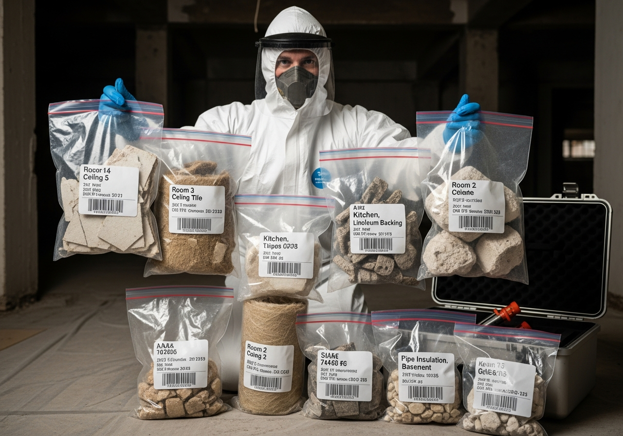 Bulk sampling for asbestos testing