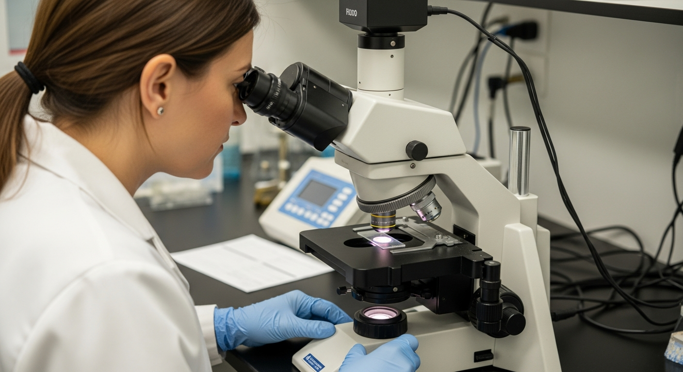 Lab asbestos testing