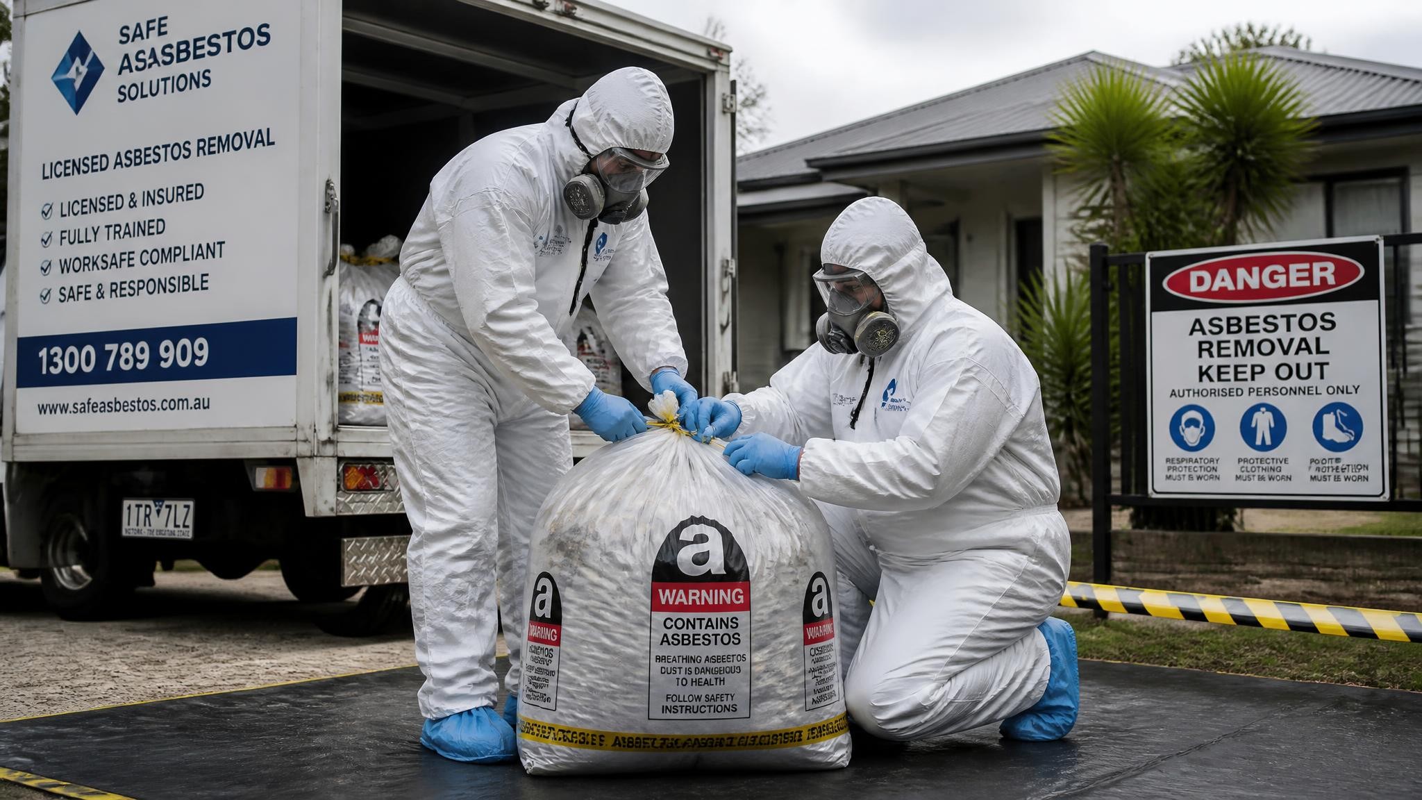 Licensed asbestos disposal and removal services
