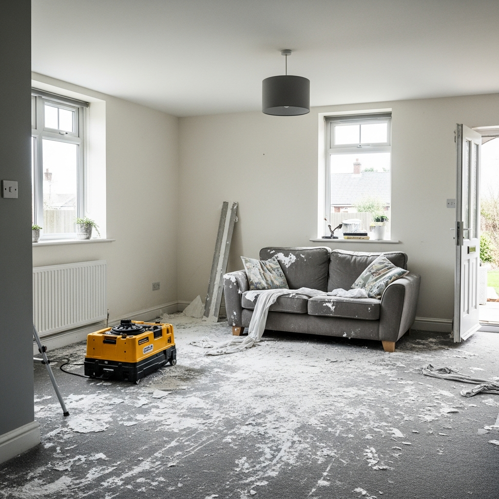 Tidy site after asbestos removal