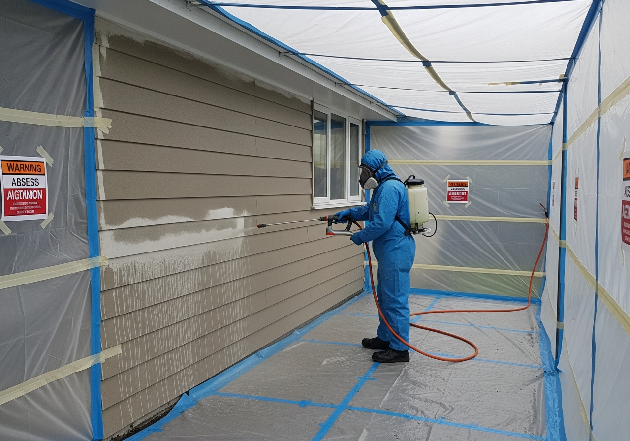 Asbestos removal containment