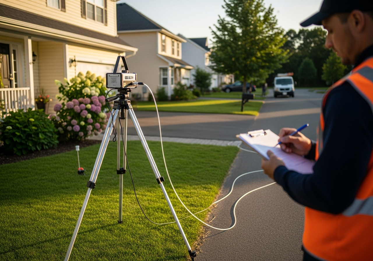Asbestos air monitoring equipment