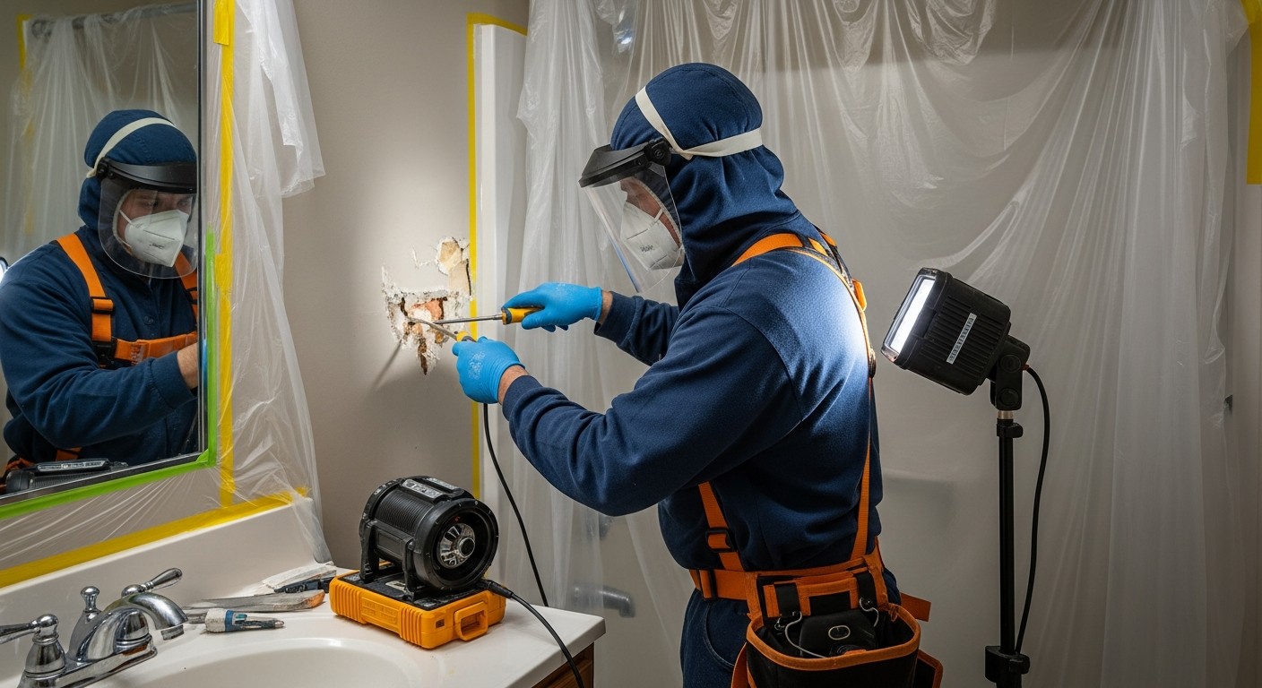 Small asbestos removal